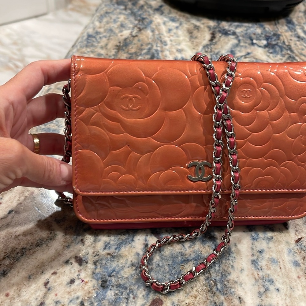 Chanel wallet on a chain